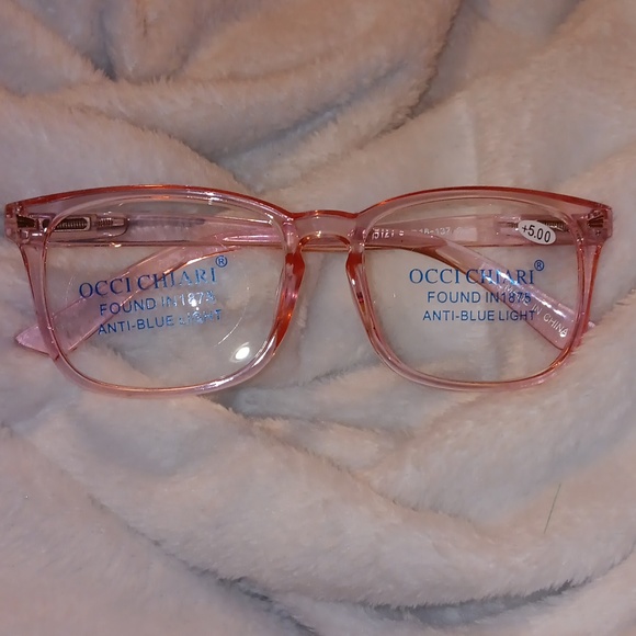 Occi Chiari Accessories - Occi Chiari Glasses Readers +5.00 in Pink anti-blue light